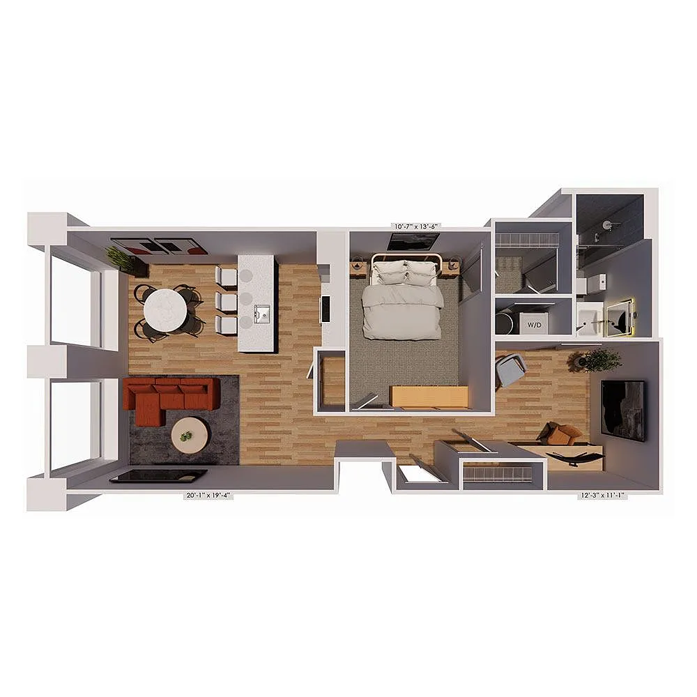 Floor plan A62