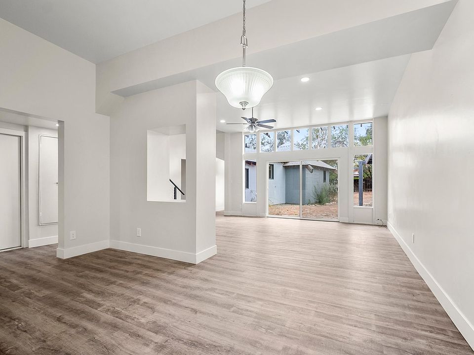 View from the dining room to the living room. Lots of natural light throughout!