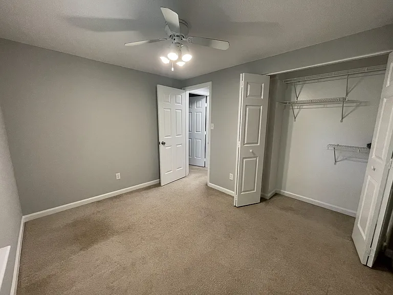 Second bedroom with closet