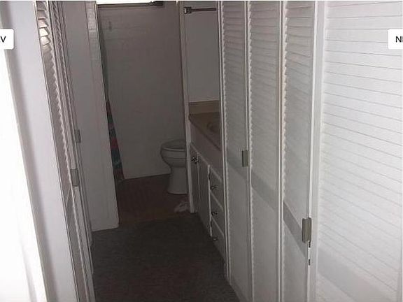 MASTER BR CLOSETS, VANITY, BATHROOM, & SHOWER
