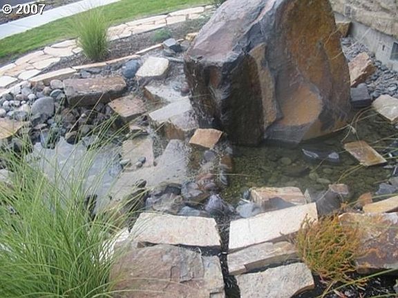 Frontyard water feature