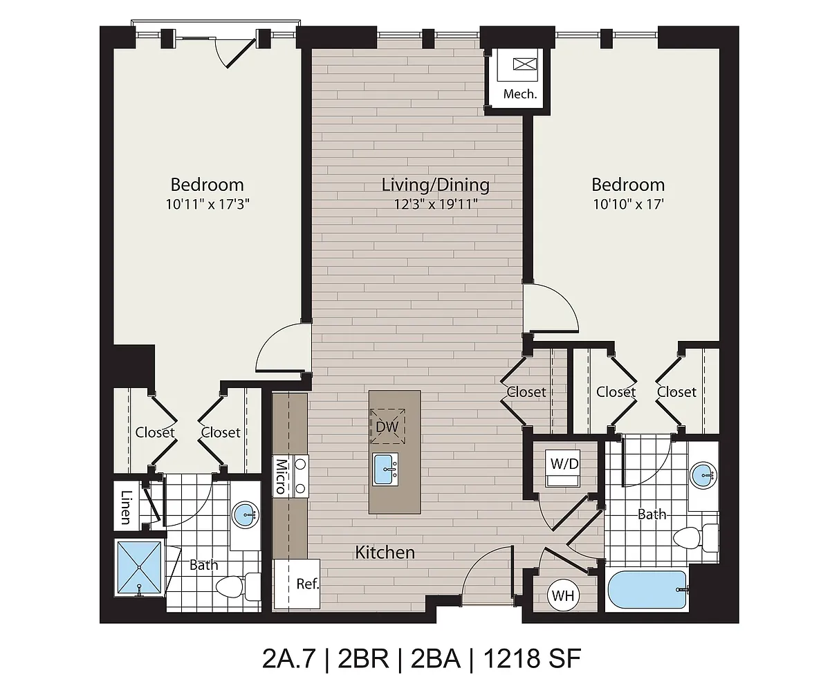 Floor plan 2A7