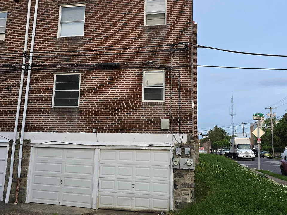 rear of the house