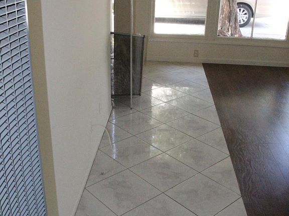 Tile flooring hallway