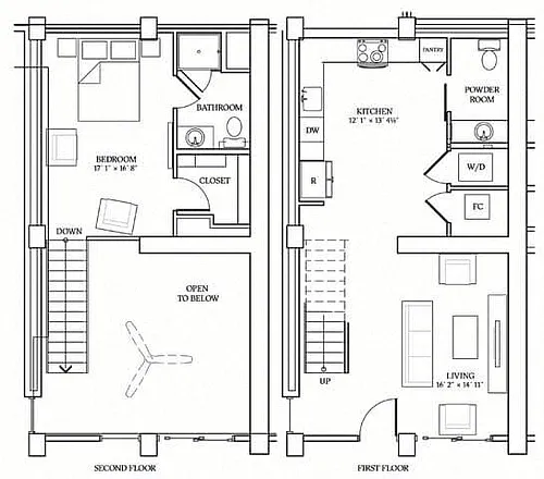 Floor plan LIVE/WORK LOFT 4
