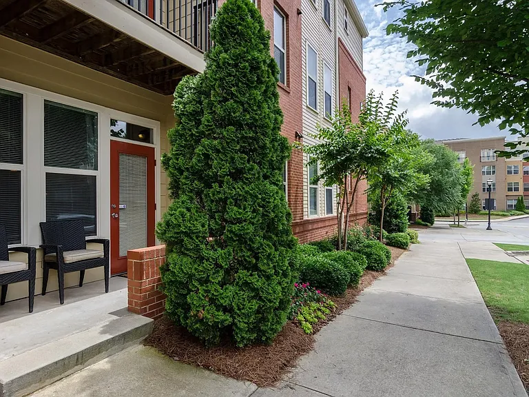 Sit in comfort on this beautiful brick patio