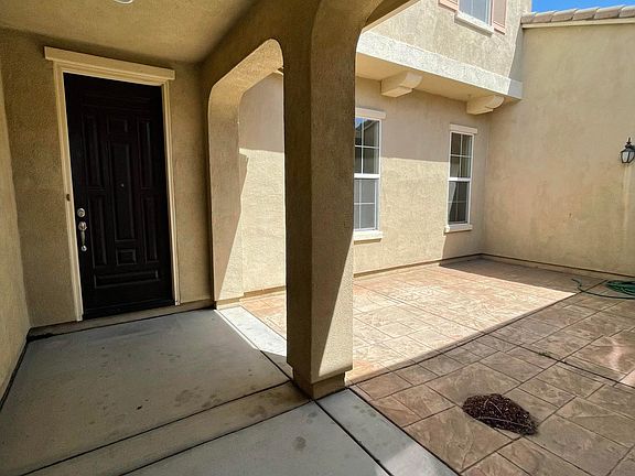 courtyard and front door