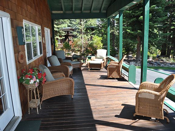 Deck with Lake Views