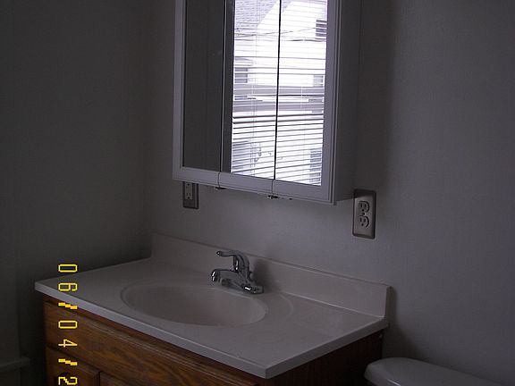 Upstairs bathroom vanity sink