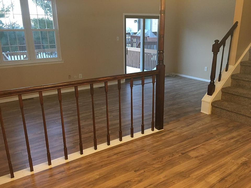 Open concept dining and living area