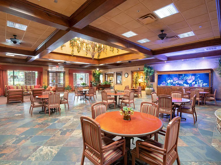 Centered around an elegant 6,000 sq. ft. Clubhouse, Carefree Senior Living Apartments offer many amenities including an onsite salon, billiards and game room, a fully equipped fitness center, business center and library, player grand piano, onsite ATM, st