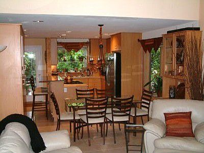 view of kitchen/dining from living room