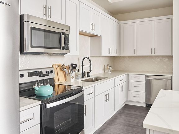 Premium grade custom made cabinetry and stainless steel appliances.