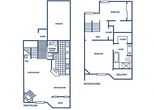 Floor plan TH5 Income Restricted