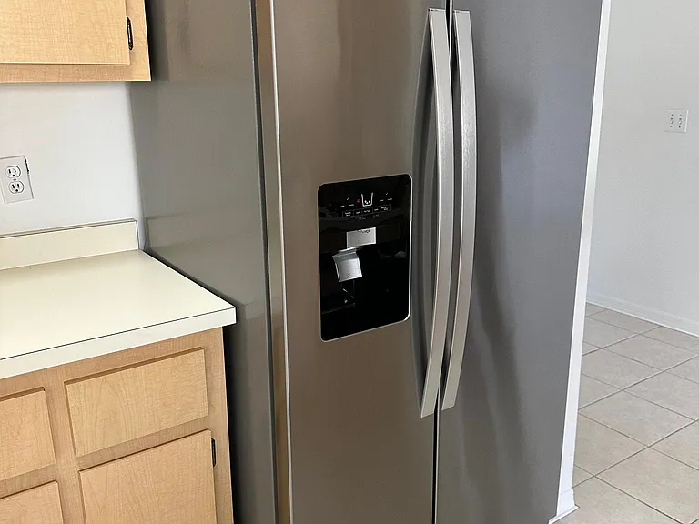 New French Door Refrigerator with filtered water.