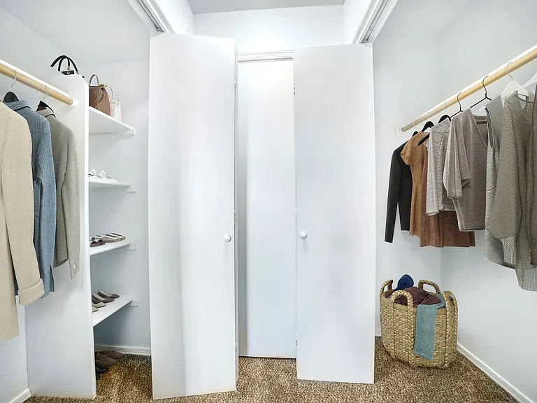 Walk-In Closet With Storage