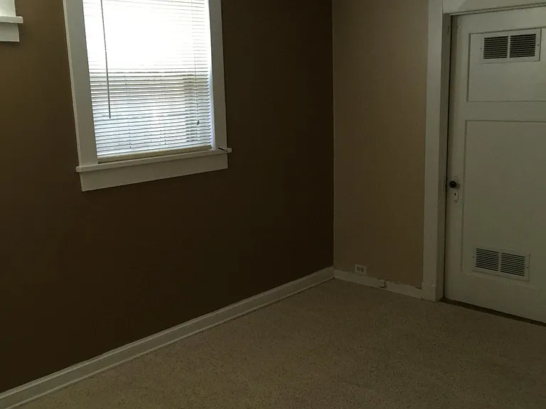 Living room in basement