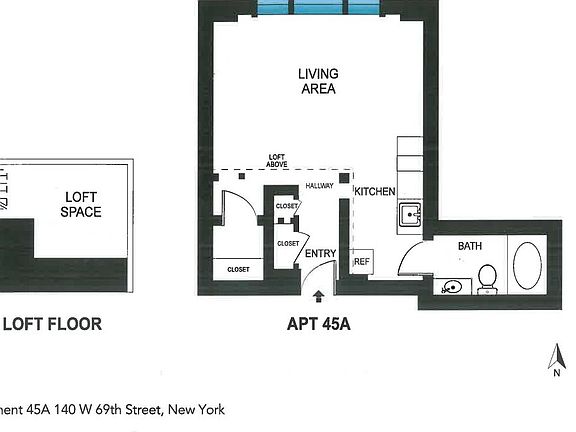 5th image of 140 W 69th St APT 45A