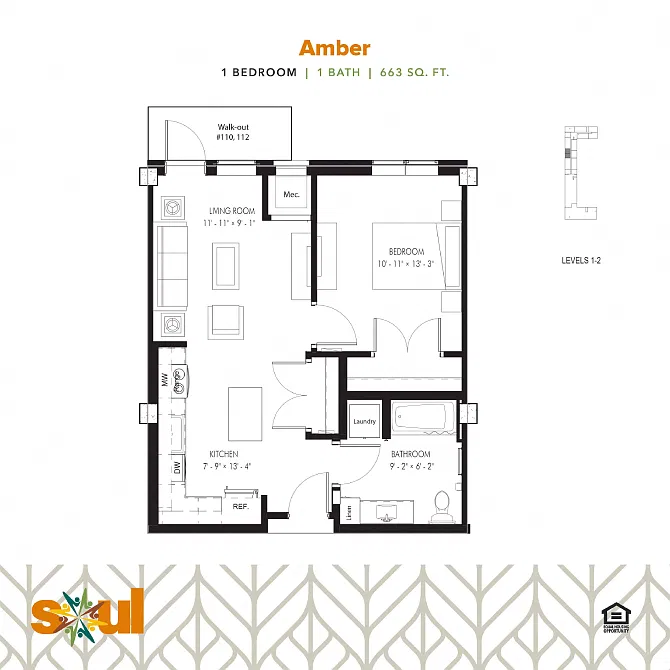 Floor plan Amber