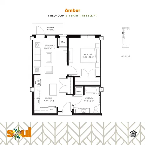 Floor plan Amber