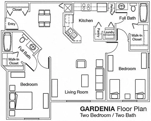 Floor plan Gardenia MKT Phase I