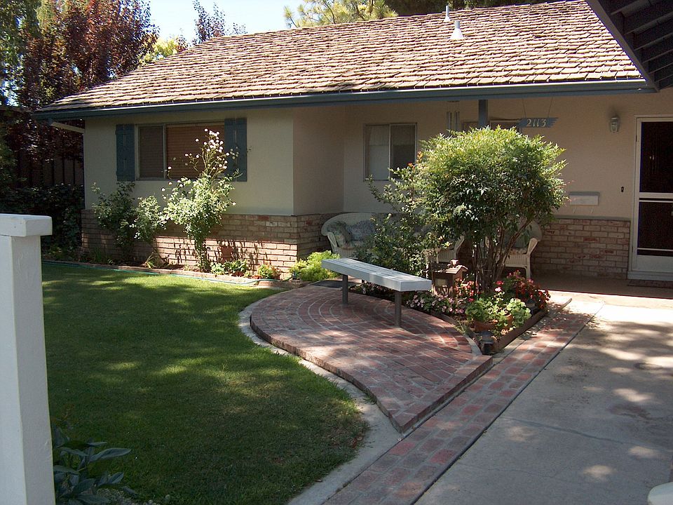 Inside front patio/yard