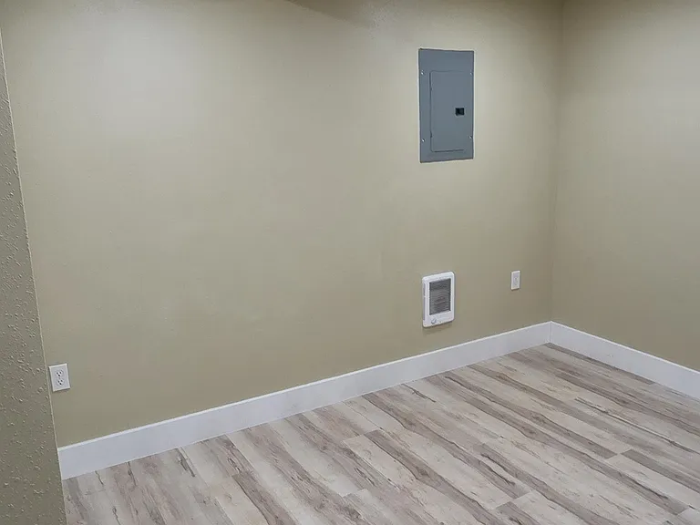 Bedroom from bathroom