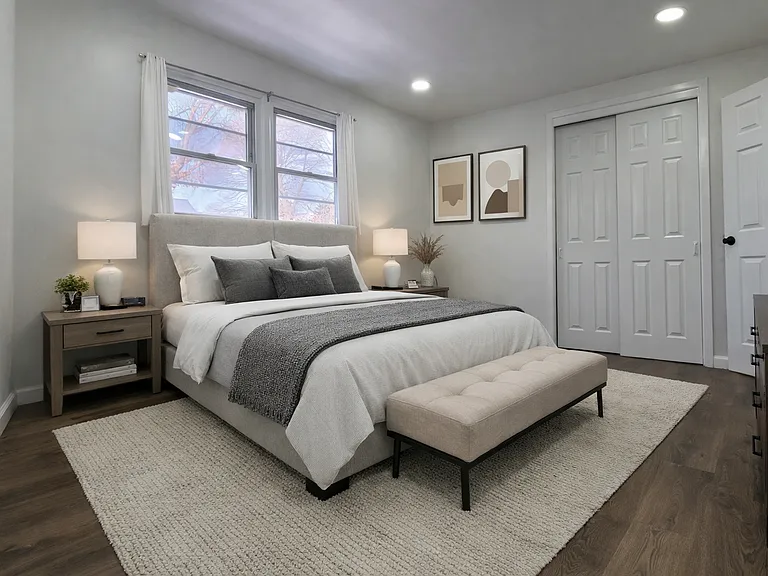 Primary bedroom (virtually staged)