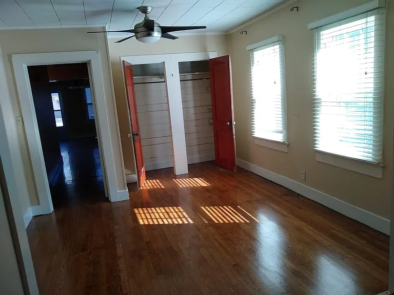 Bedroom #1 looking toward closets