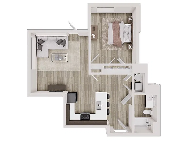 Floor plan 1bt