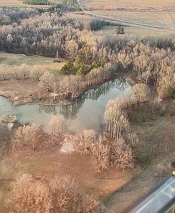 Freshly rehabbed pond
