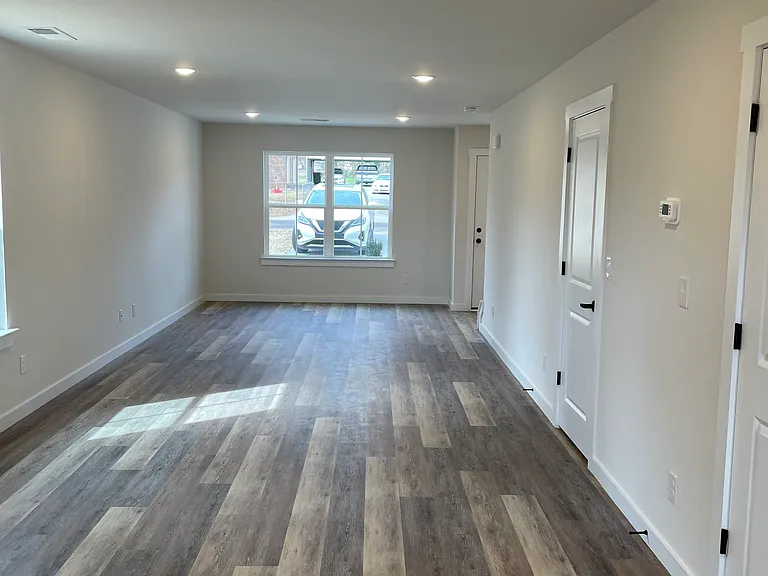 Looking towards front of house from kitchen.