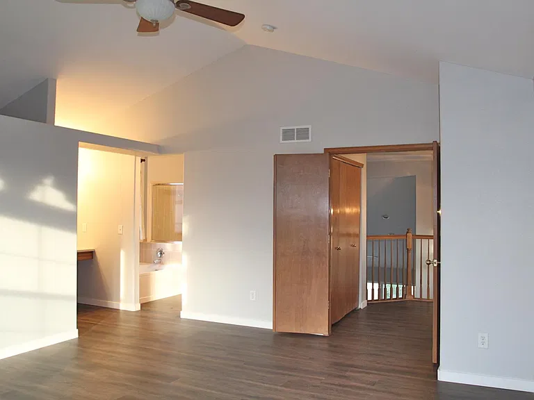 View into the ensuite bath