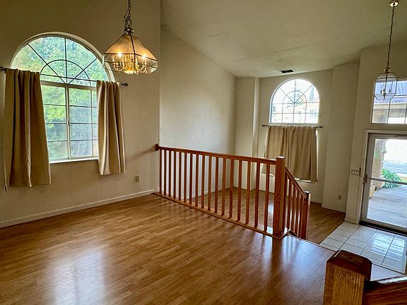 View of the dining and living room.