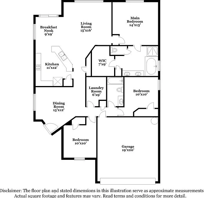 3 bed, 2.0 bath, 1593 sqft, $2,375 — Photo 2