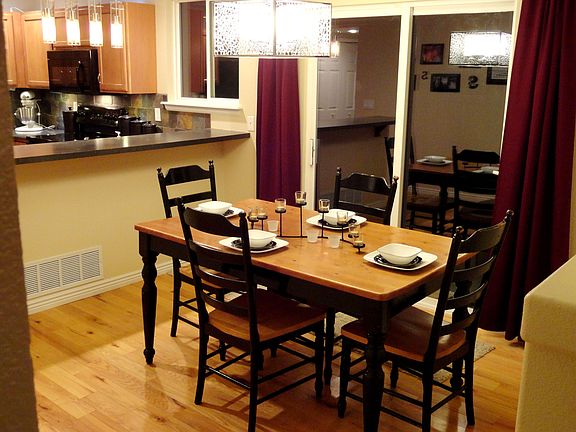 Dining Room with oak floors