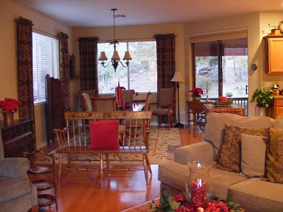 Living/dining/kitchen offer open living