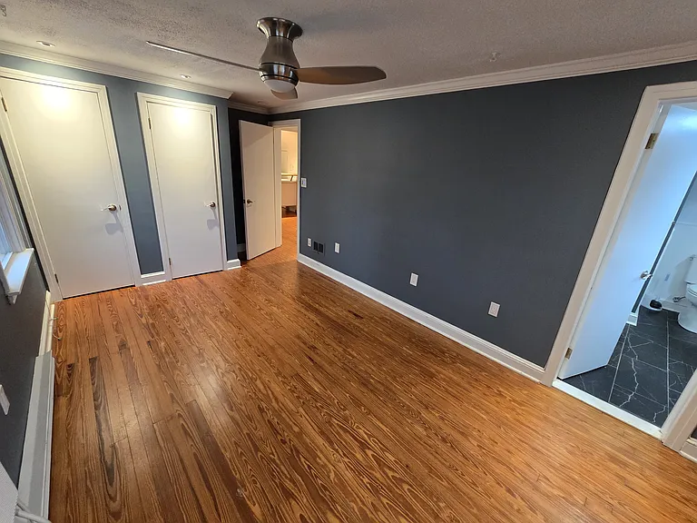 Bathroom access from bedroom or hallway.