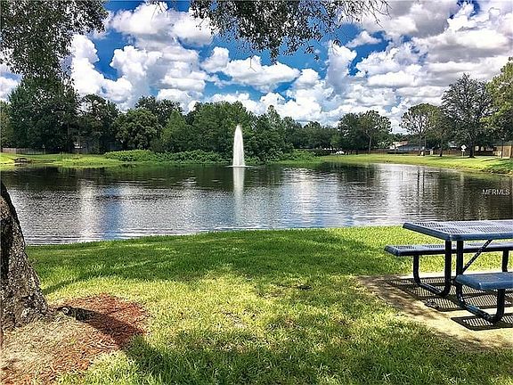 Neighborhood pond & fountain