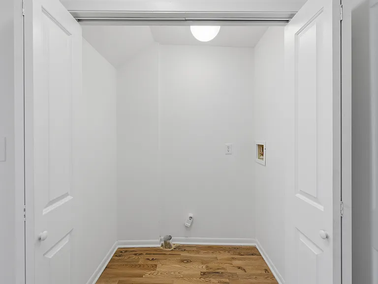 Laundry can accommodate full-size, side-by-side washer/dryer (not included)