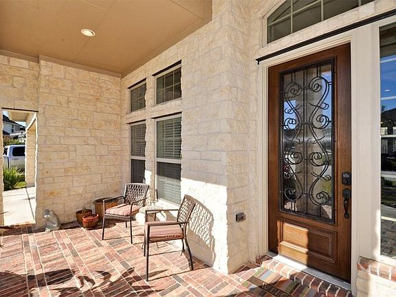 Beautiful front porch and entry door