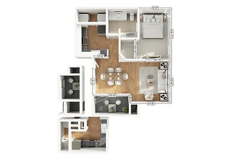 Floor plan 1A1