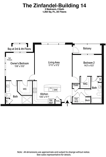Floor plan Zinfandel