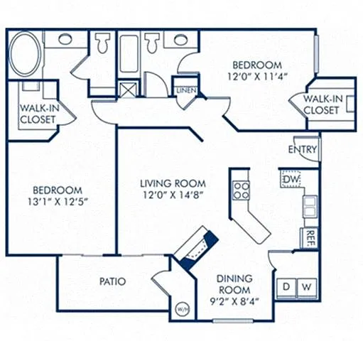 Floor plan 2B Renovation 3