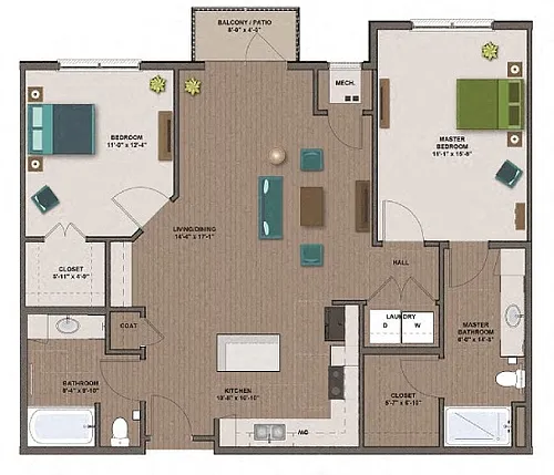 Floor plan Tesla III