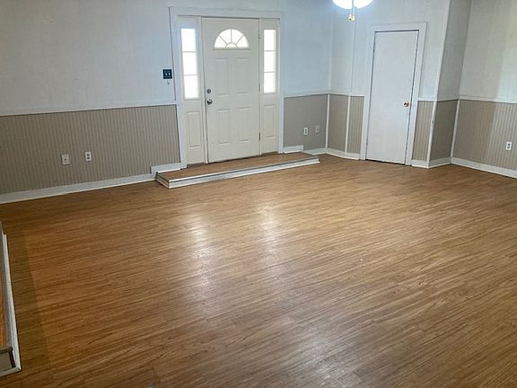 Entry and living area