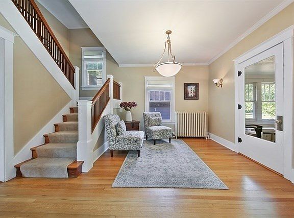 Such a gracious Foyer and warm welcome to this beautiful home.