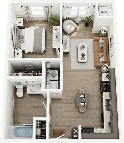 Floor plan A1