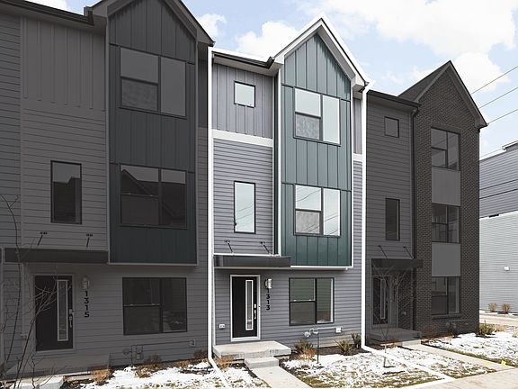 Modern exterior with smart keypad entry included.