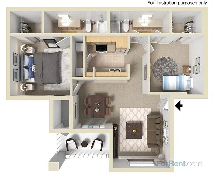 Floor plan 2B